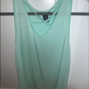 criss-cross tank top